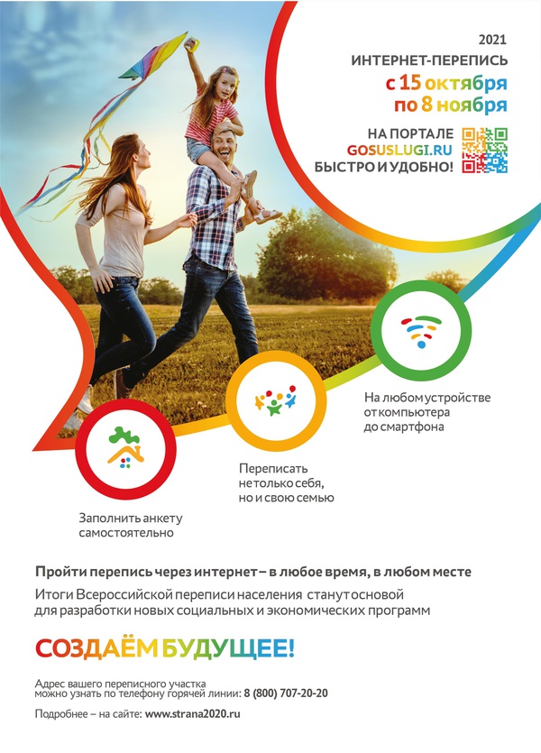 Началась Всероссийская перепись населения, она пройдёт с 15 октября по 14 ноября